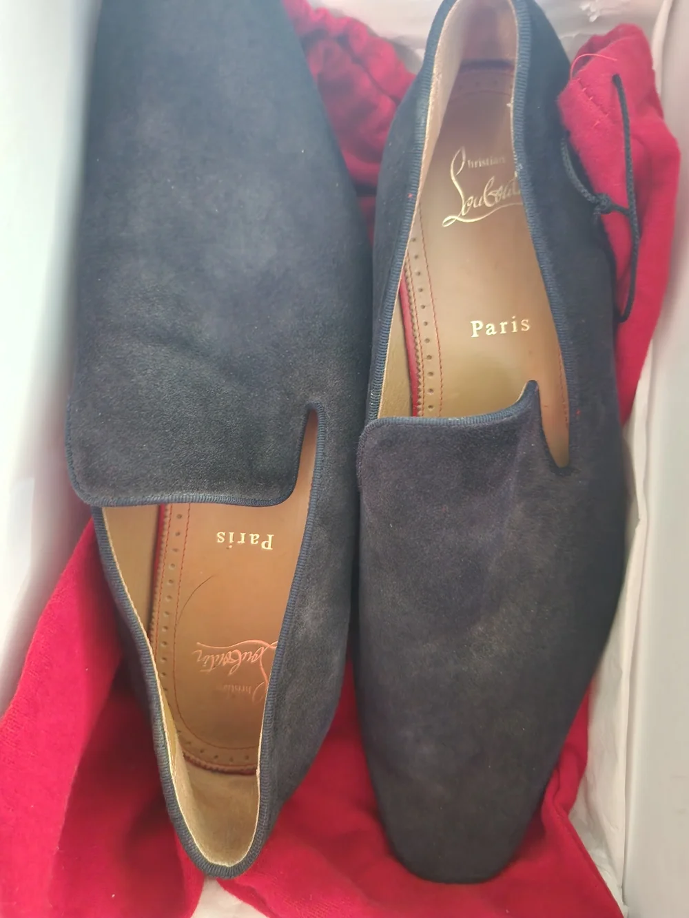 Christian Louboutin Black Loafers